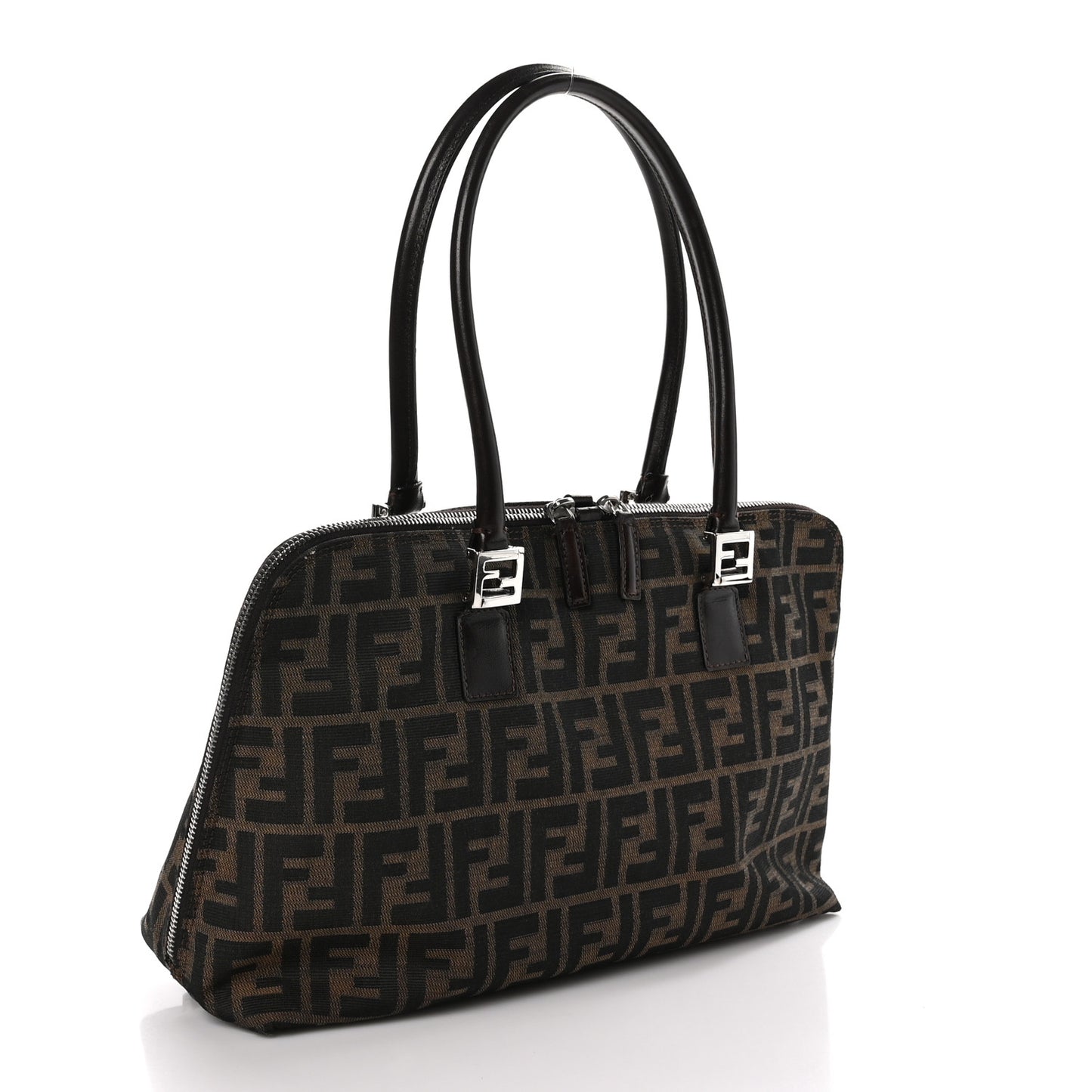 Zucca Top Handle Tote Tobacco