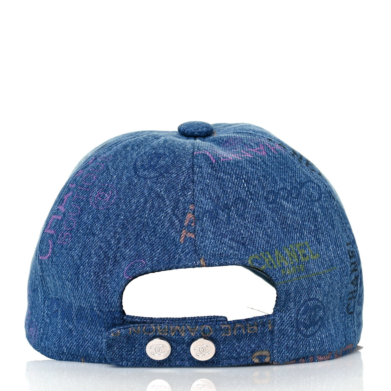 Chanel Denim Mood Cap Hat Blue 6 of 8