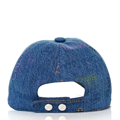 Chanel Denim Mood Cap Hat Blue 6 of 8