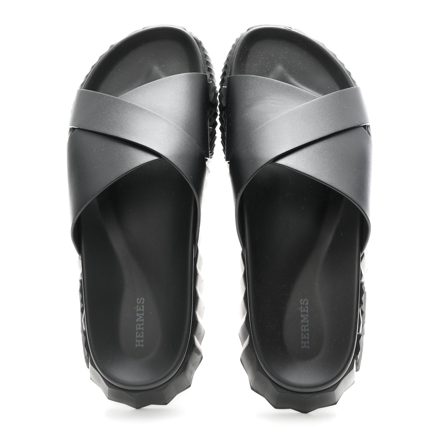 Nappa Mens Infra Sandals 42 Black