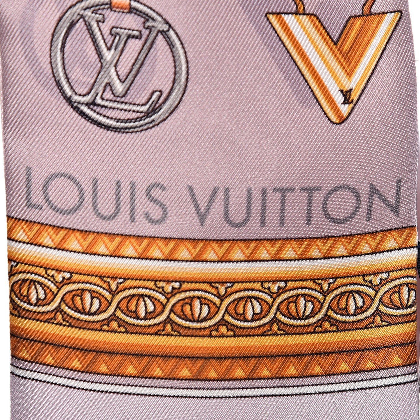 Silk Monogram Vendome Bandeau Gris
