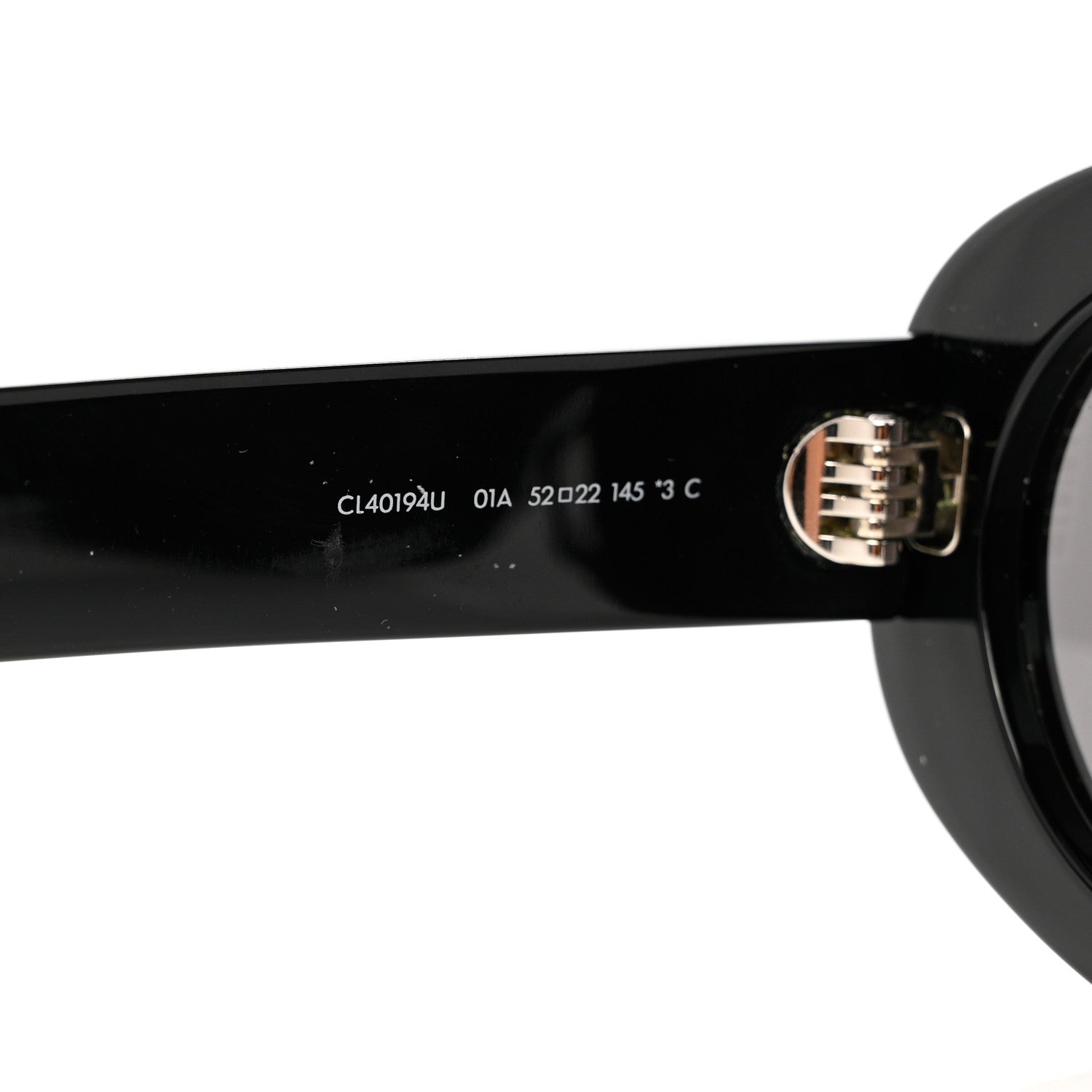 Celine Acetate Triomphe 01 Sunglasses CL 40194U Black 5 of 6