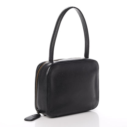 Chanel Calfskin CC Top Handle Bag Black 3 of 15
