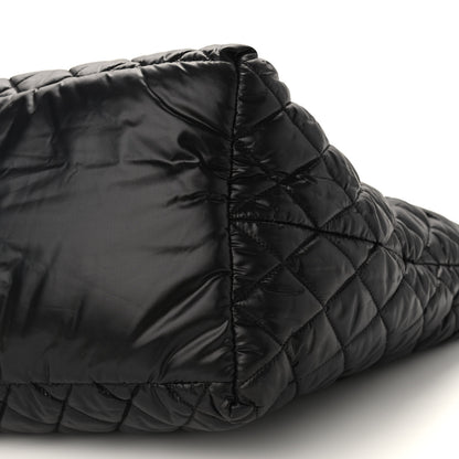 Chanel Nylon Quilted Large Coco Cocoon Tote Black 7 of 9