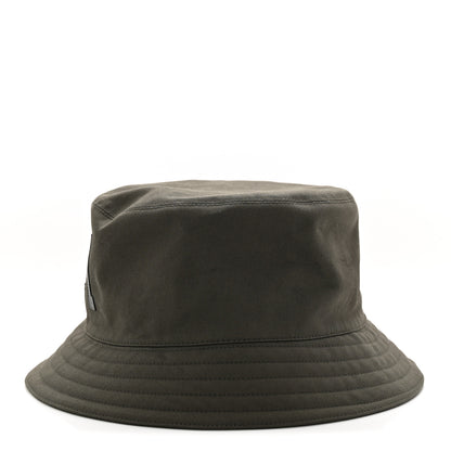 Hermes Cotton Twill Lambskin Fred H'Cheval Bucket Hat 59 Bronze 6 of 14