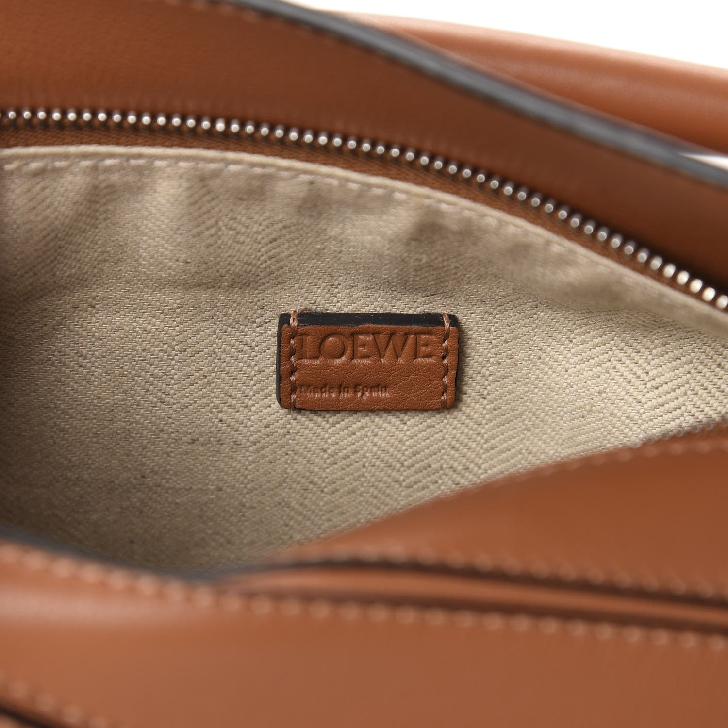 Loewe Calfskin Mini Puzzle Bag Tan 8 of 10