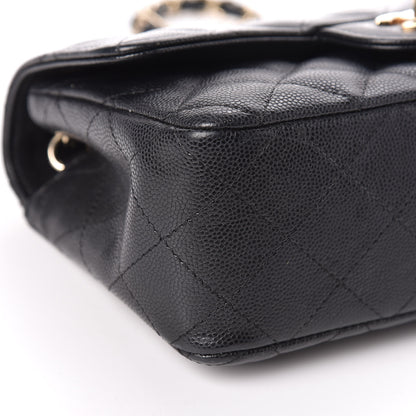 Chanel Caviar Quilted Mini Rectangular Flap Black 5 of 12