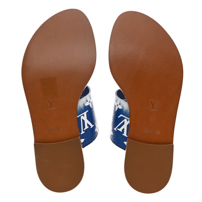 Louis Vuitton Monogram Escale Palma Sandals 37 Blue 5 of 12