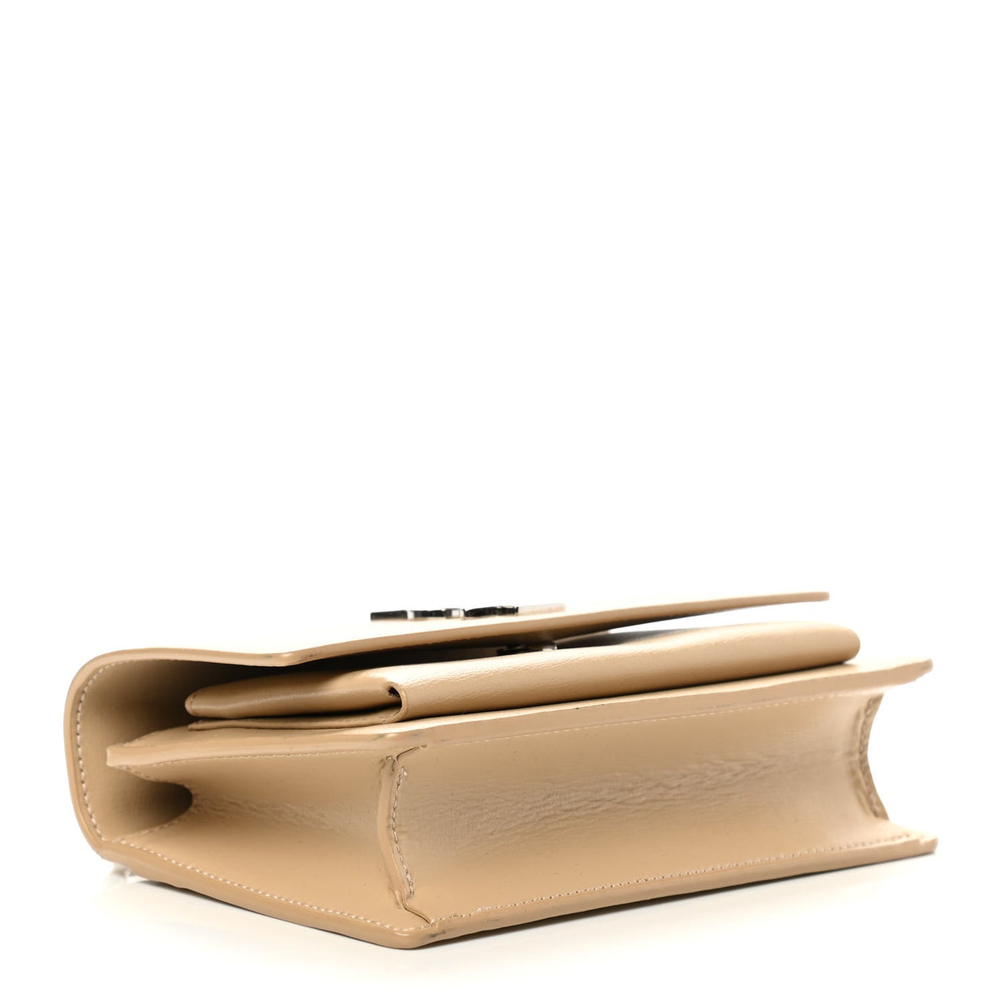 Calfskin Monogram Sunset Chain Wallet Nude Powder