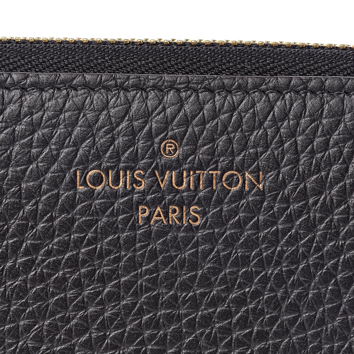 Louis Vuitton Taurillon Comete Wallet Black 5 of 7