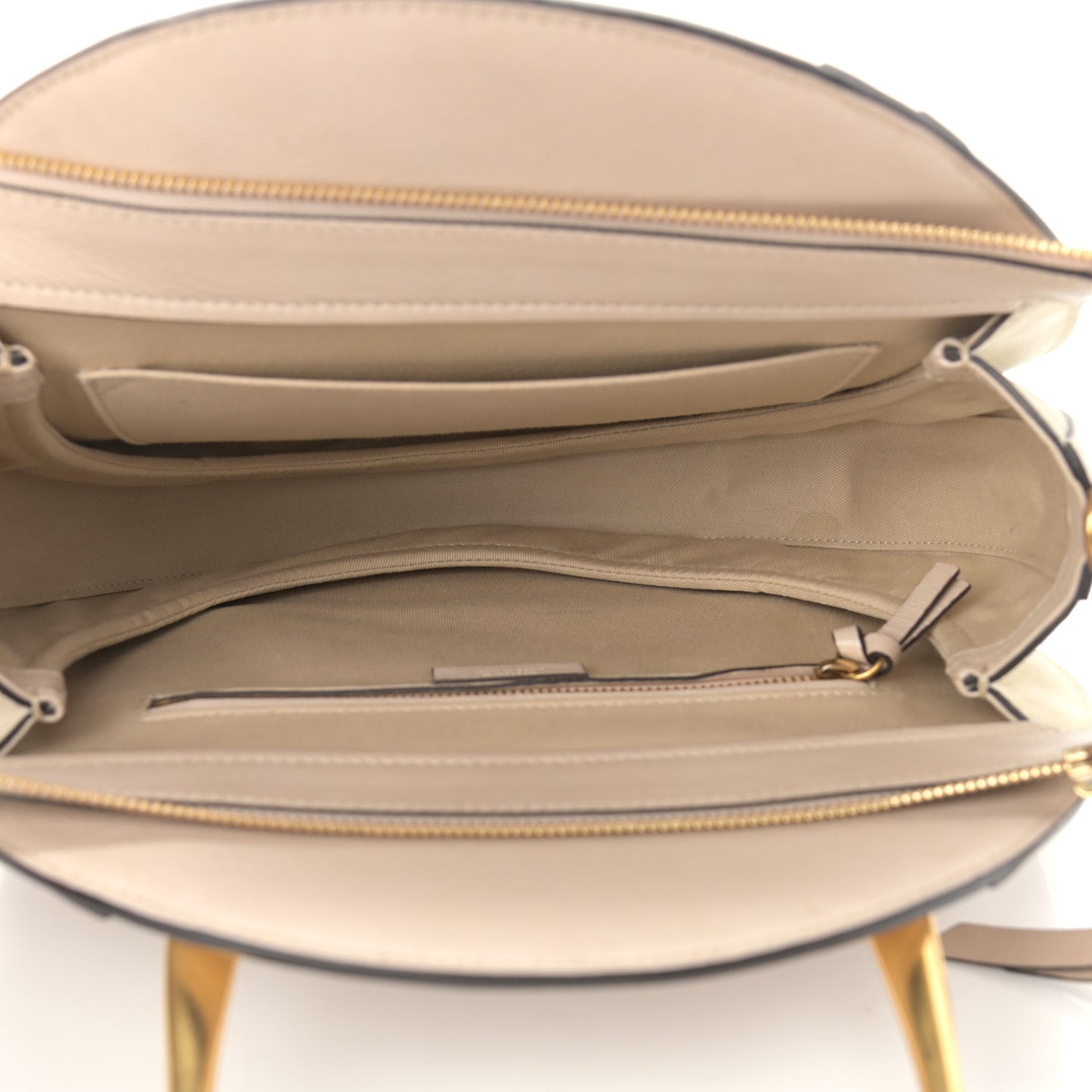 Goatskin Suede Medium Pixie Bag Abstract White