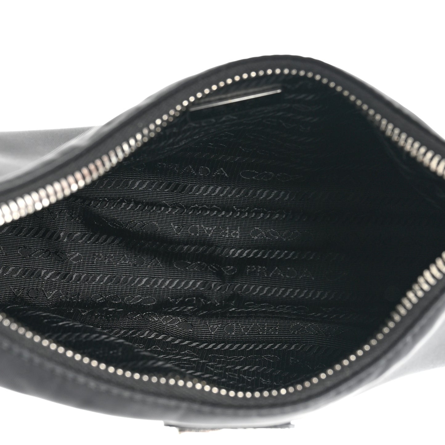 Tessuto Nylon Saffiano Mini Re-Edition 2005 Bag Black