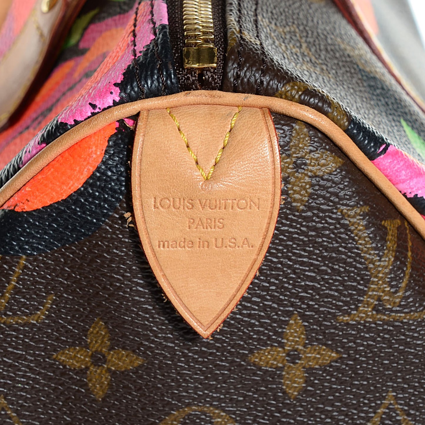 Monogram Roses Speedy 30