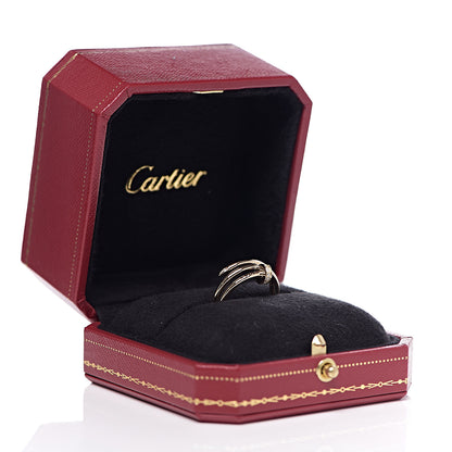 Cartier 18K Yellow Gold Diamond Double Juste Un Clou Ring 55 7.25 6 of 7