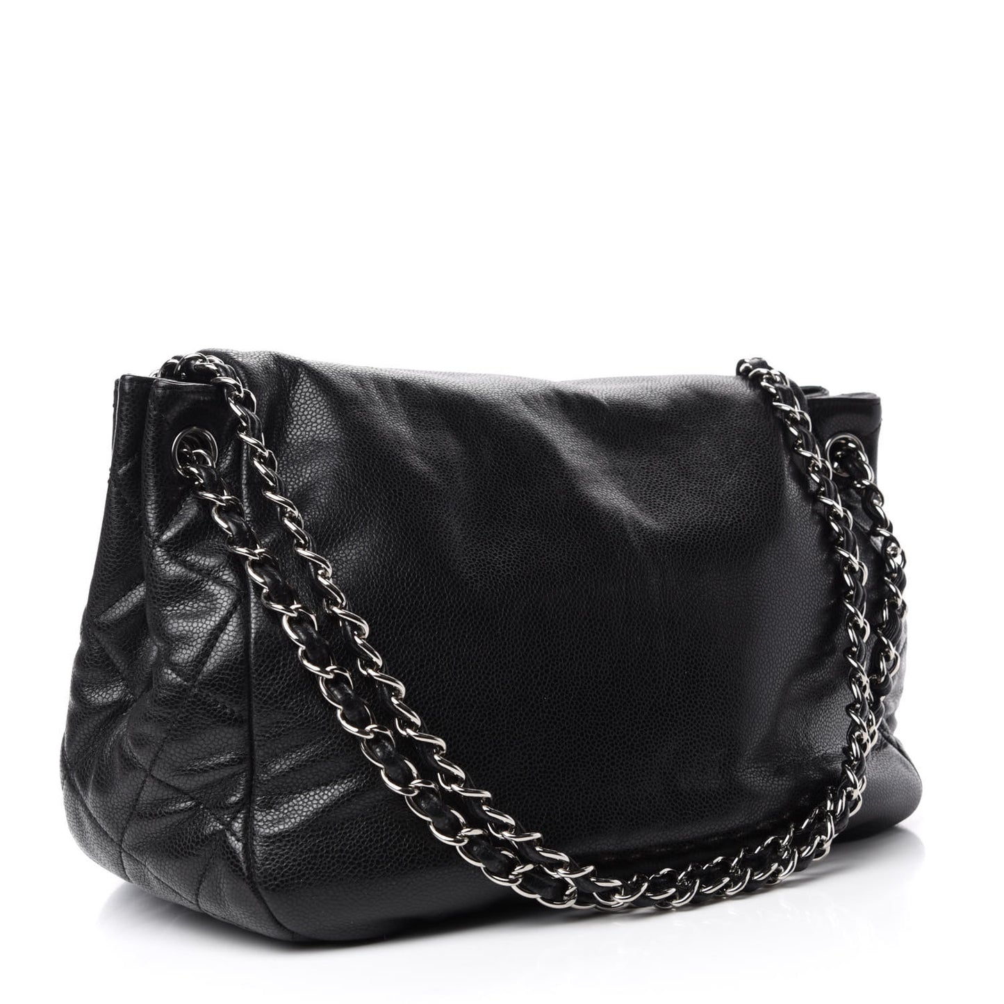Caviar Timeless CC Accordion Flap Black