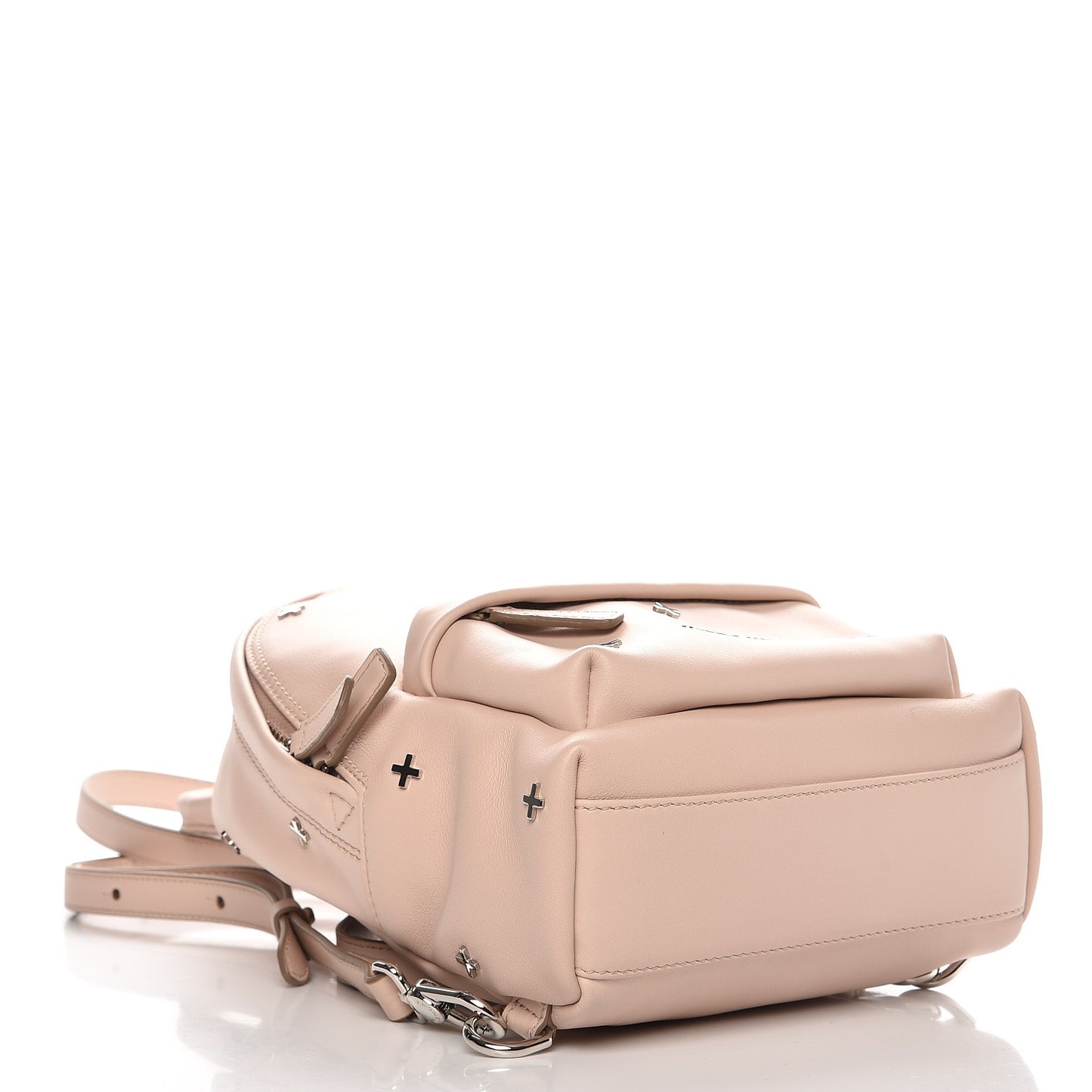 Smooth Calfskin Nano Cross Backpack Nude Pink