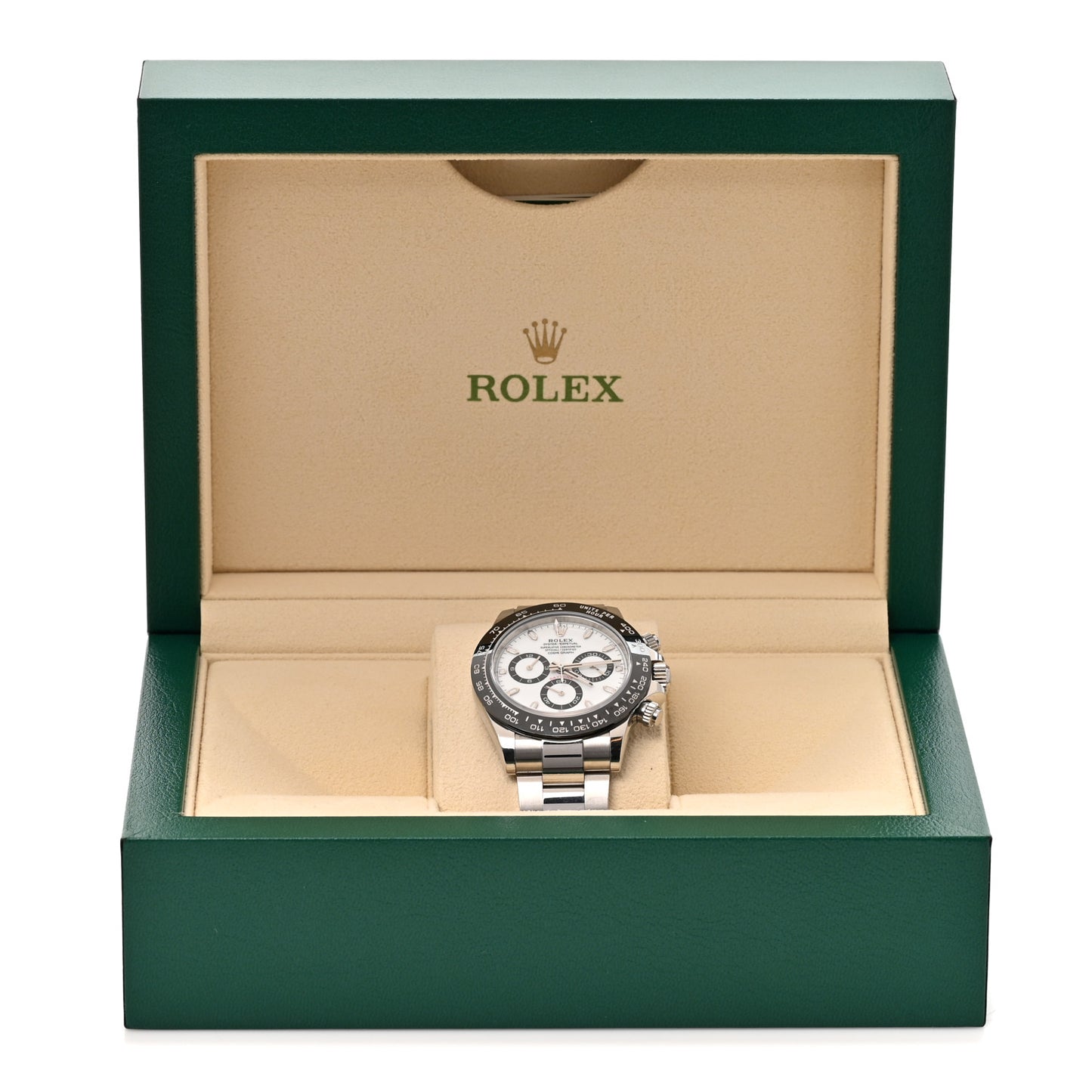 Stainless Steel 40mm Oyster Perpetual Cosmograph Daytona Panda Watch White 116500LN