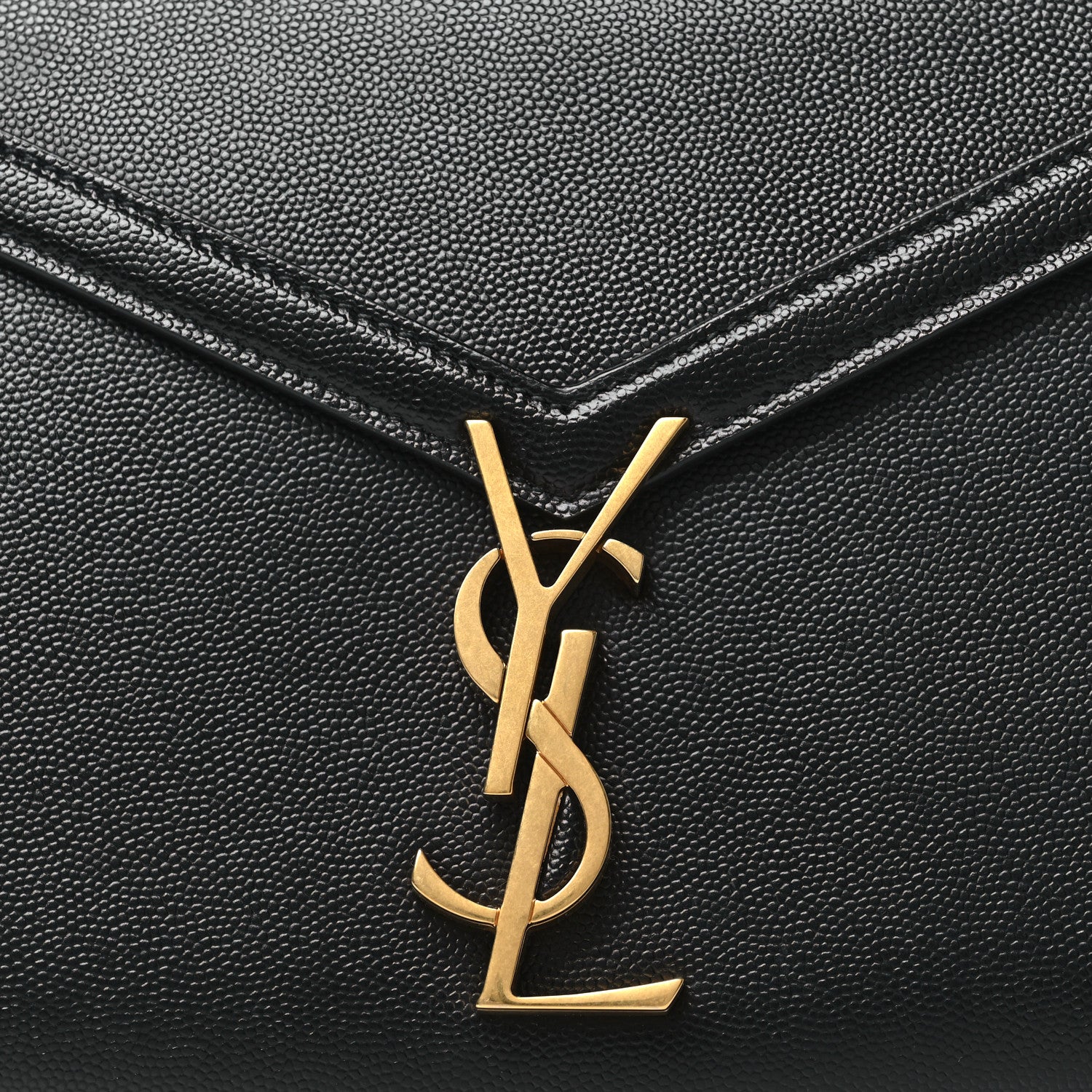 Saint Laurent Grain de Poudre Mini Classic Monogram Cassandra Top Handle Black 7 of 9