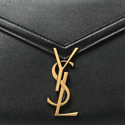 Saint Laurent Grain de Poudre Mini Classic Monogram Cassandra Top Handle Black 7 of 9