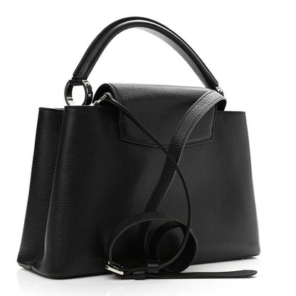 Louis Vuitton Taurillon Capucines PM Black 3 of 10