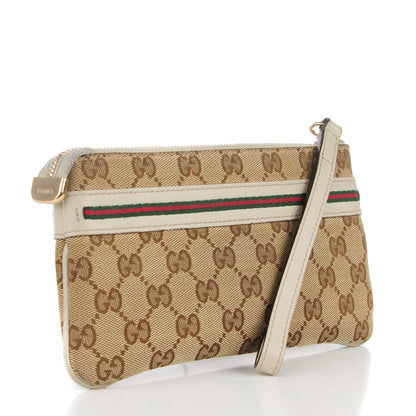 Gucci Monogram Mayfair Wristlet Off White 3 of 10