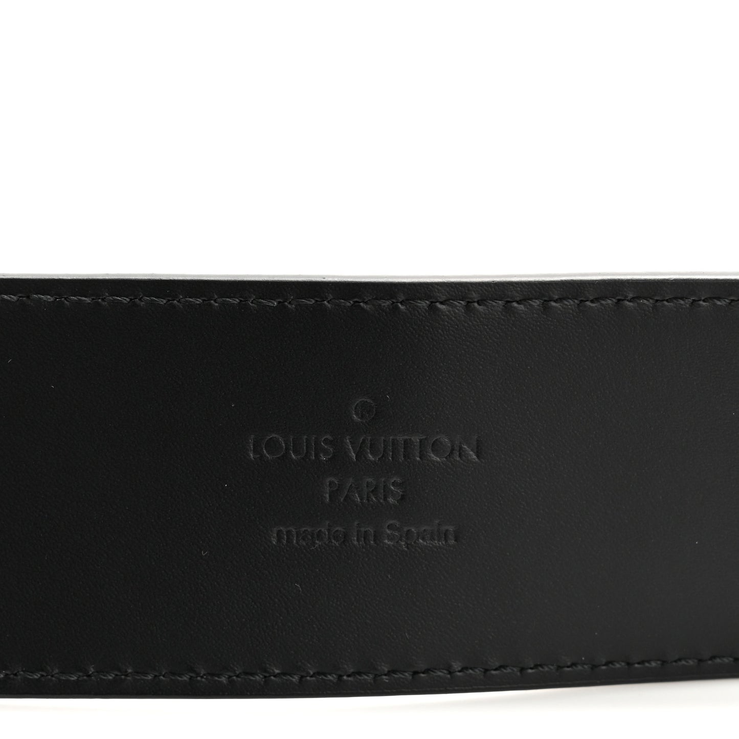 Calfskin 40mm LV Spotlight Belt 100 40 Black