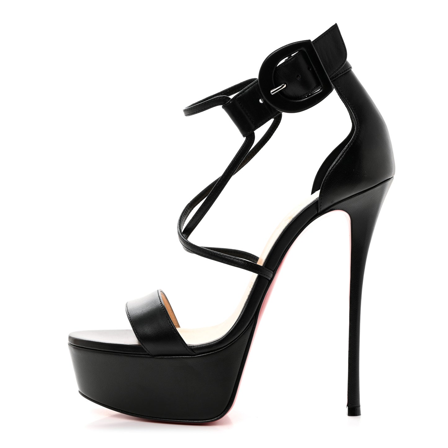 Kid Choca 130 Platform Sandals 38 Black