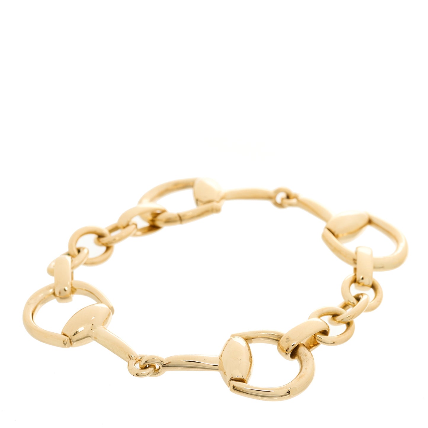 18K Yellow Gold Horsebit Bracelet