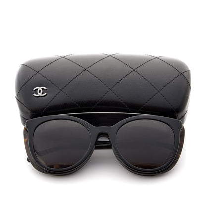 Chanel Clip On Sunglasses 5390 Black Tortoise 14 of 14