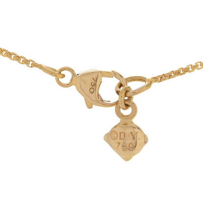 David Yurman 18K Yellow Gold Diamond Le Petit Coeur Heart Pendant Necklace 7 of 8