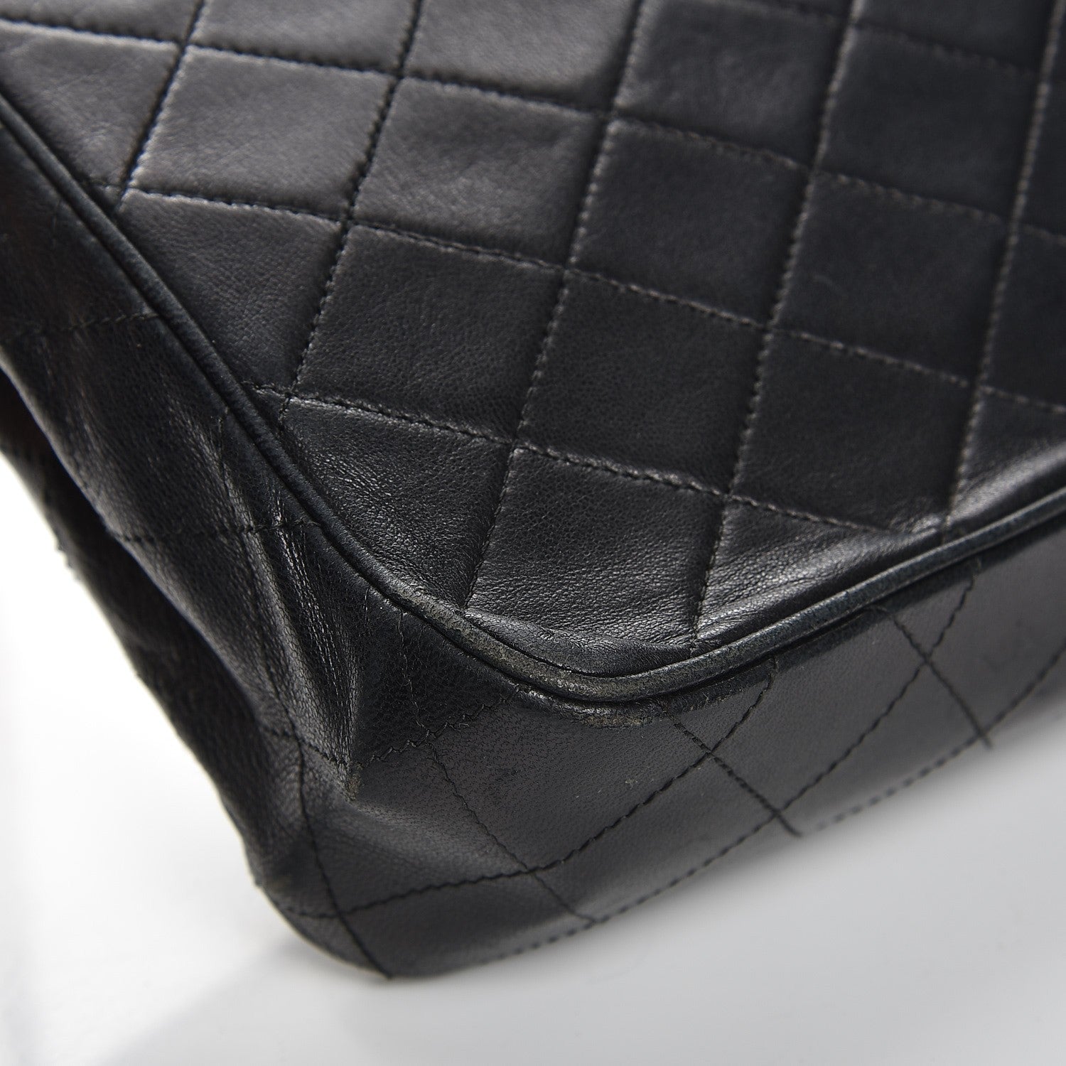 Chanel Lambskin Quilted Small Single Flap Black 14 of 16