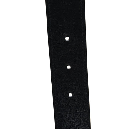 Hermes Box 135 Togo 32mm H Belt 95 38 Black Etain 4 of 5