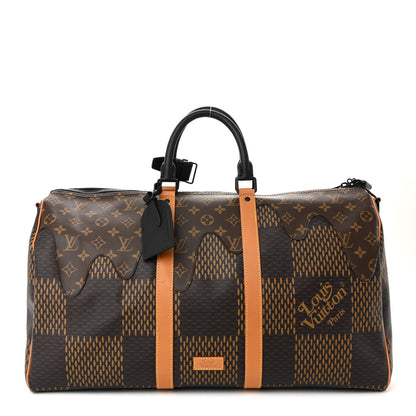 Louis Vuitton x Nigo Giant Damier Ebene Monogram Keepall Bandouliere 50 2 of 19