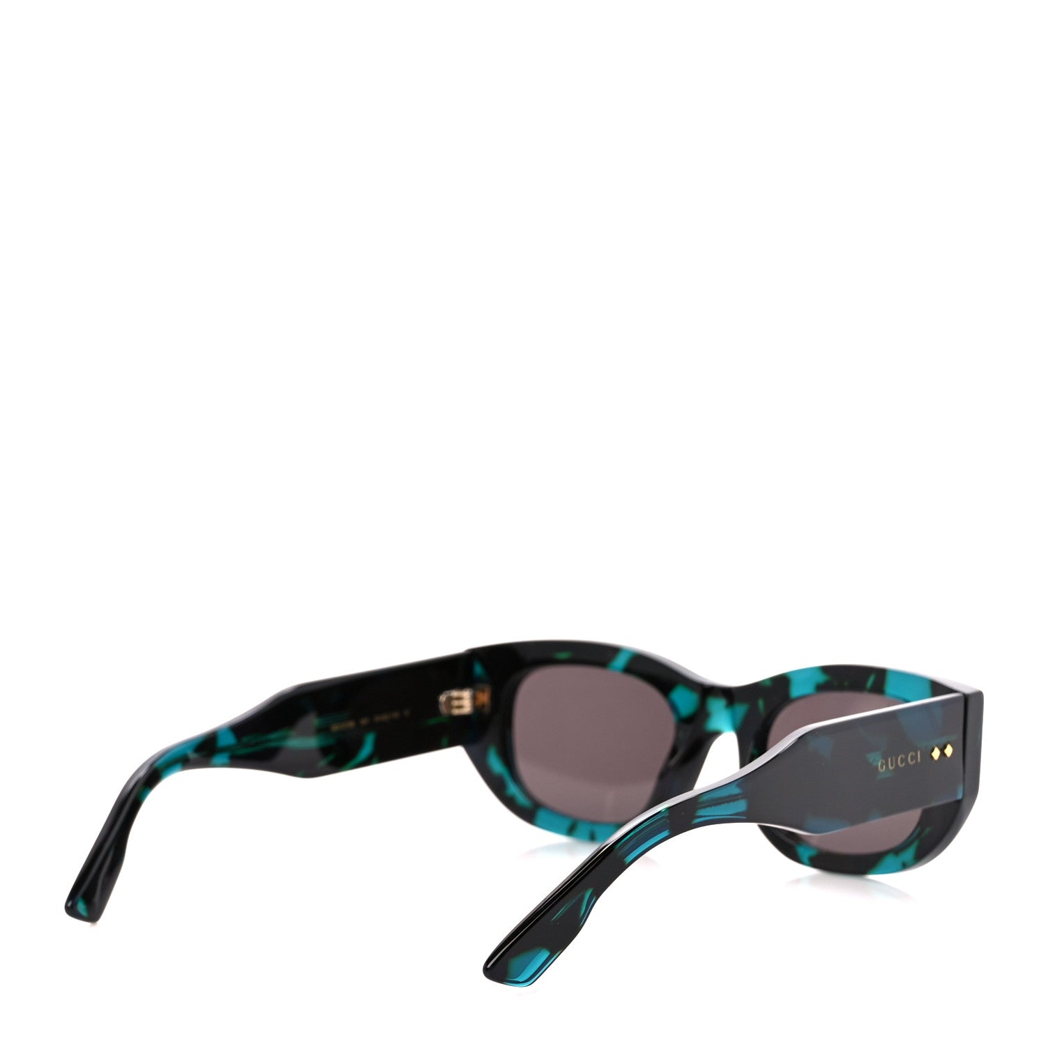 Gucci Acetate Rectangle Frame Sunglasses GG1215S Blue 4 of 9