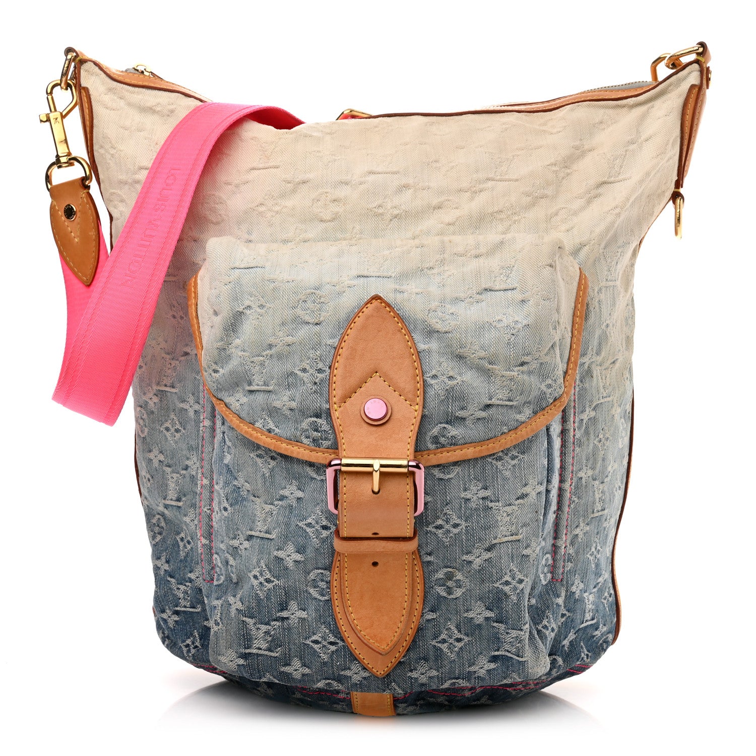 Louis Vuitton Denim Sunburst PM Messenger Blue 1 of 22