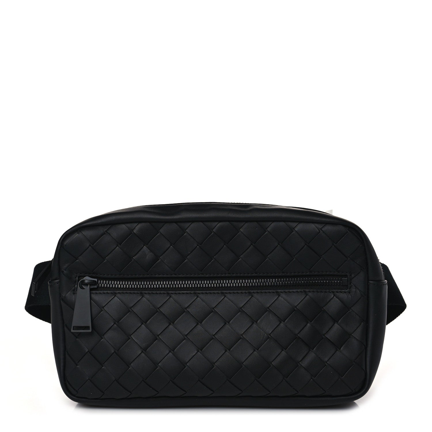 Bottega Veneta Nappa Intrecciato Belt Bag Black 1 of 8