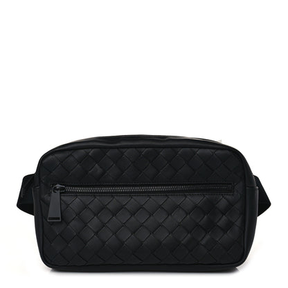 Bottega Veneta Nappa Intrecciato Belt Bag Black 1 of 8