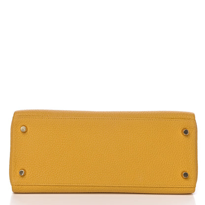 Hermes Togo Kelly Retourne 28 Jaune Ambre 7 of 42