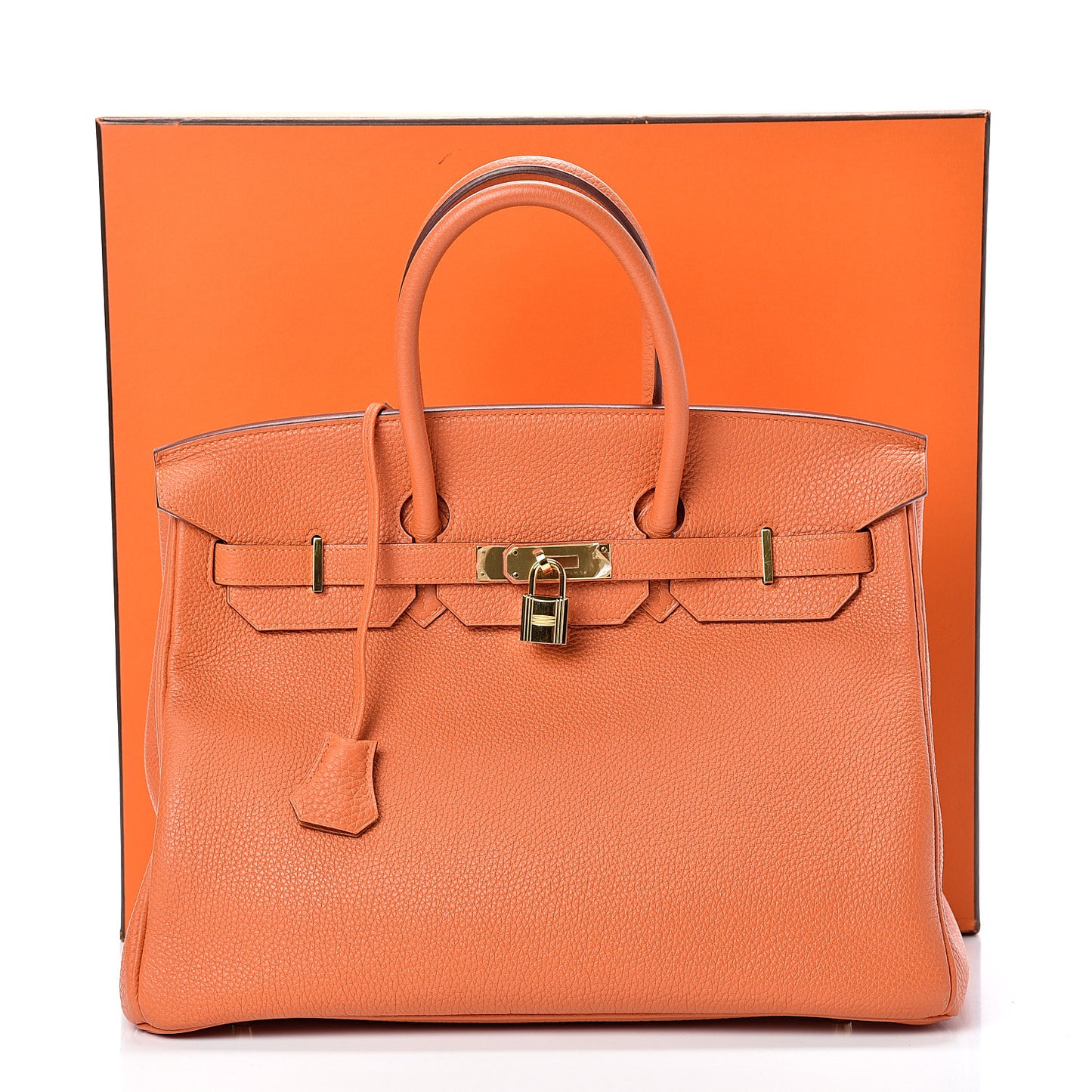 Togo Birkin 35 Orange