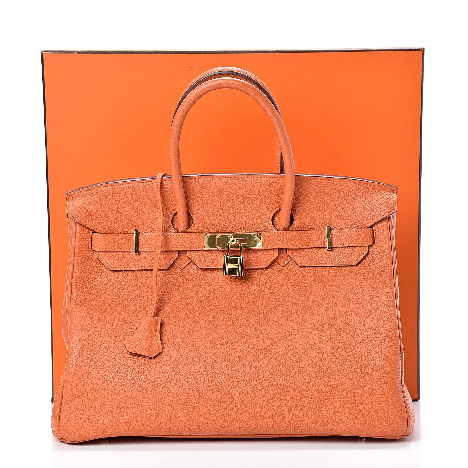 Hermes Togo Birkin 35 Orange 36 of 36
