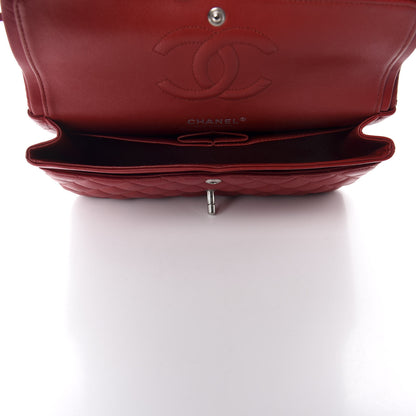 Chanel Lambskin Quilted Medium Double Flap Red 5 of 21