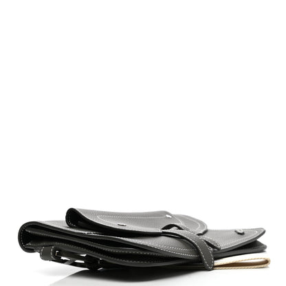 Christian Dior X KAWS Grained Calfskin Saddle Wristlet Grey 3 of 10
