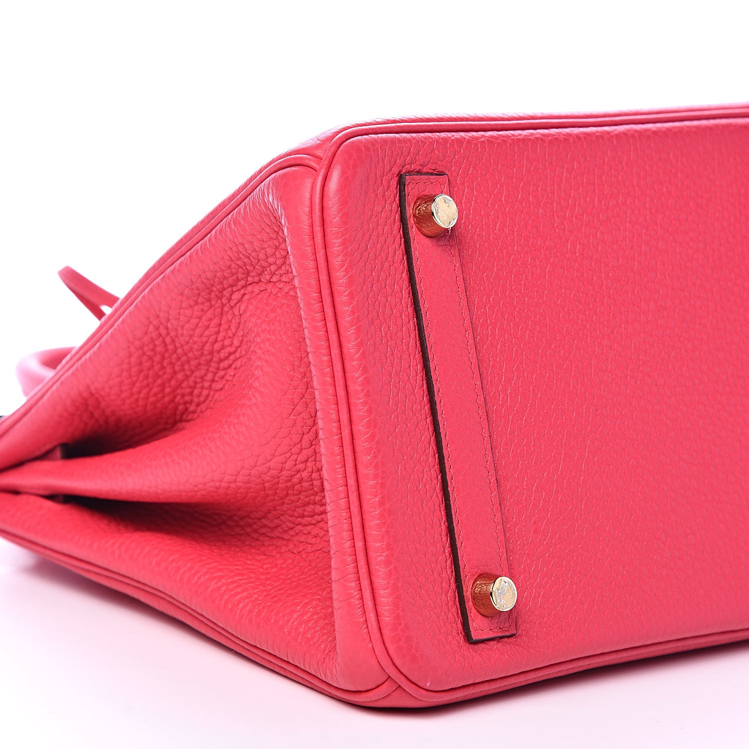 Hermes Taurillon Clemence Birkin 30 Rose Extreme 27 of 29