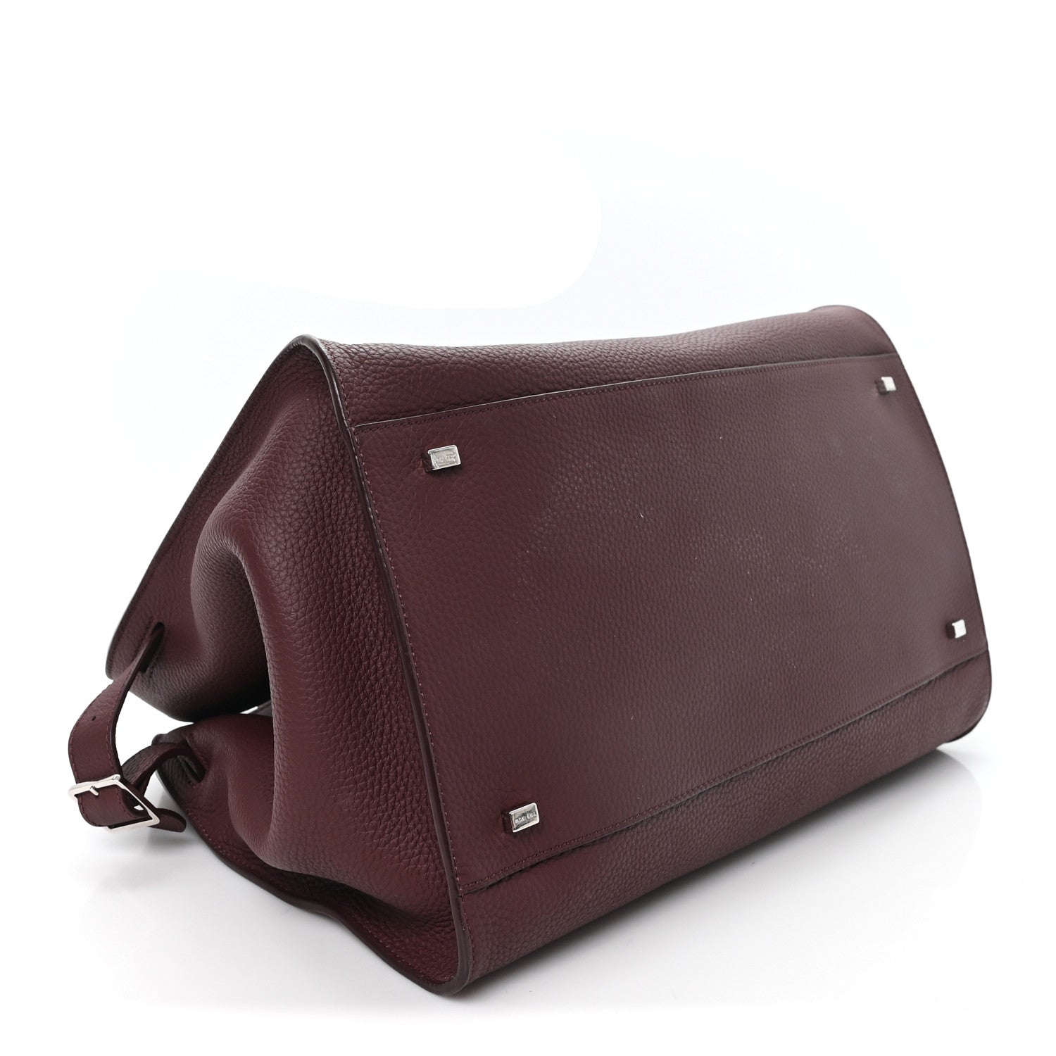The Row Matte Grained Calfskin Soft Margaux 15 Burgundy 4 of 9