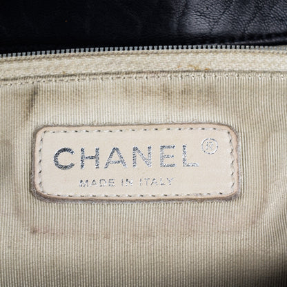 Chanel Washed Lambskin Quilted Maxi Chain Around Flap Black 5 of 7