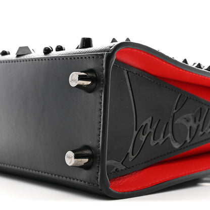 Christian Louboutin Calfskin Spikes Loubinthesky Mini Paloma Black 9 of 9