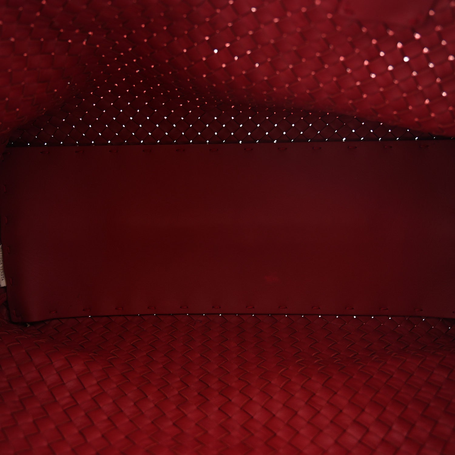 Bottega Veneta Lambskin Intreccio Medium Cabat Rust 6 of 12