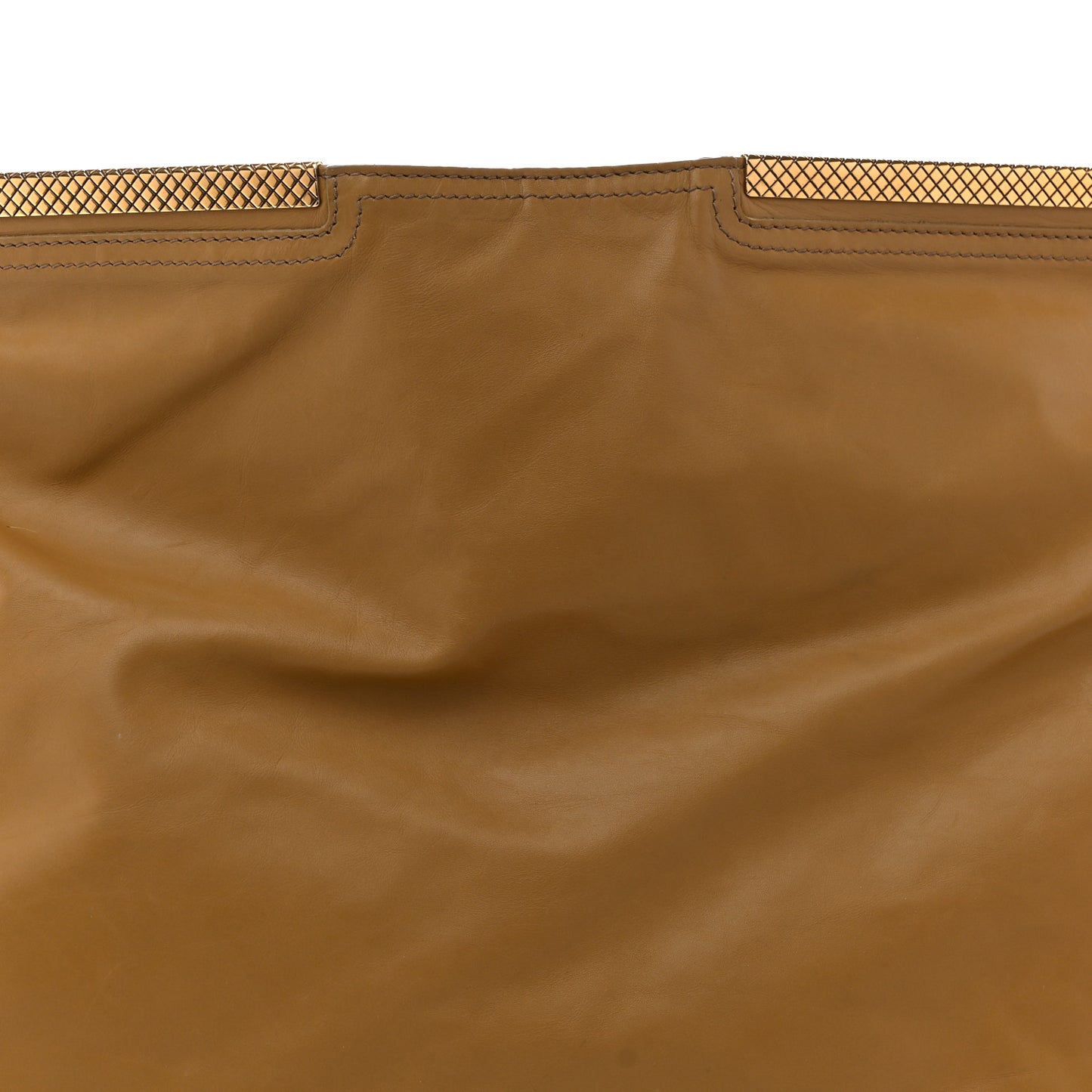 Waxy Nappa Tote Bronze