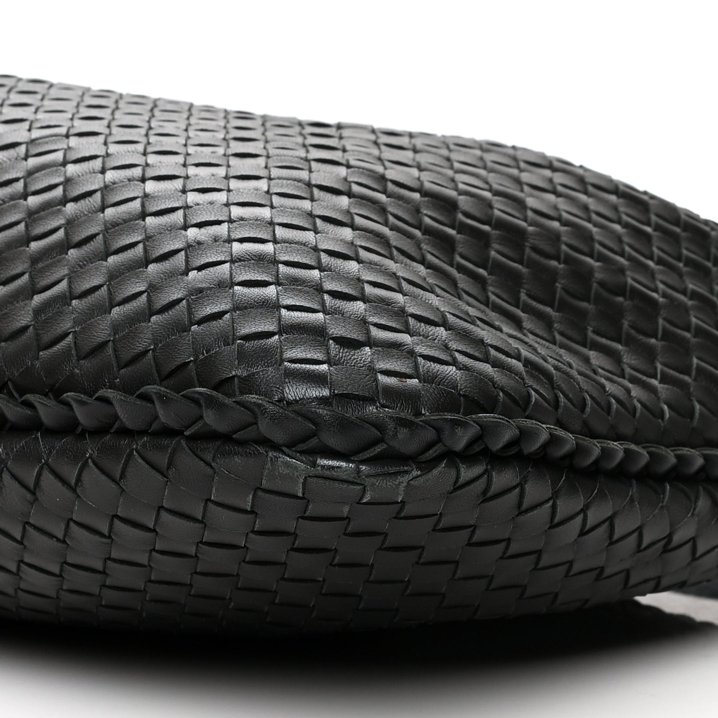 Nappa Intrecciato Large Veneta Hobo Black