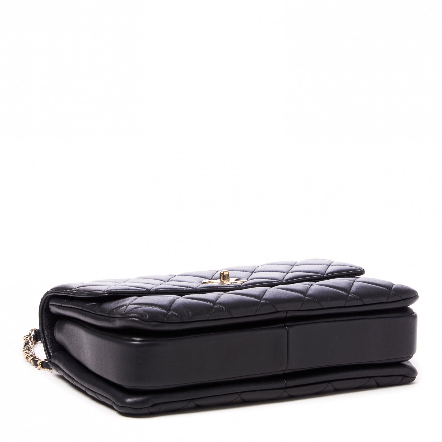Chanel Lambskin Quilted Medium Trendy CC Flap Dual Handle Bag Black 3 of 10